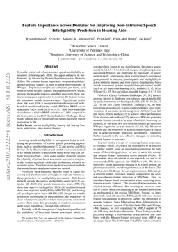 Feature Importance across Domains for Improving Non-Intrusive Speech Intelligibility Prediction in Hearing Aids