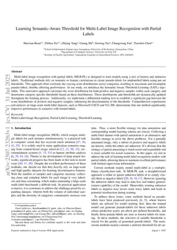 Learning Semantic-Aware Threshold for Multi-Label Image Recognition with Partial Labels