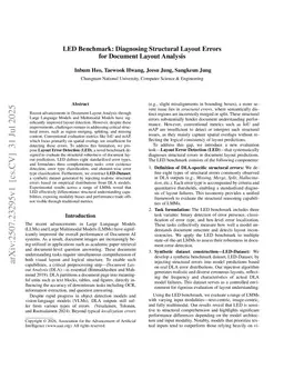 LED Benchmark: Diagnosing Structural Layout Errors for Document Layout Analysis