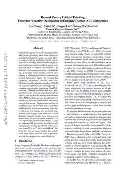 Beyond Passive Critical Thinking: Fostering Proactive Questioning to Enhance Human-AI Collaboration