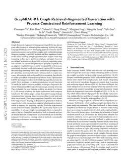 GraphRAG-R1: Graph Retrieval-Augmented Generation with Process-Constrained Reinforcement Learning