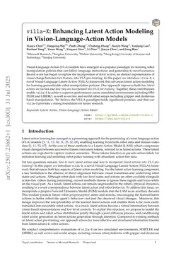 villa-X: Enhancing Latent Action Modeling in Vision-Language-Action Models