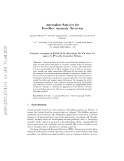 Anomalous Samples for Few-Shot Anomaly Detection