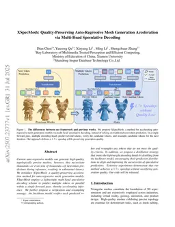 XSpecMesh: Quality-Preserving Auto-Regressive Mesh Generation Acceleration via Multi-Head Speculative Decoding