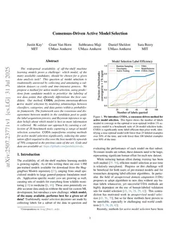 Consensus-Driven Active Model Selection