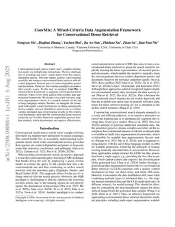 ConvMix: A Mixed-Criteria Data Augmentation Framework for Conversational Dense Retrieval