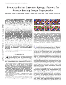Prototype-Driven Structure Synergy Network for Remote Sensing Images Segmentation