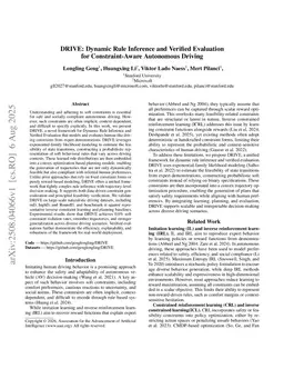 DRIVE: Dynamic Rule Inference and Verified Evaluation for Constraint-Aware Autonomous Driving