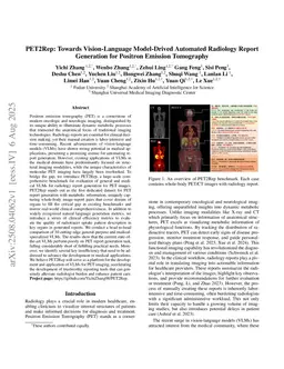 PET2Rep: Towards Vision-Language Model-Drived Automated Radiology Report Generation for Positron Emission Tomography