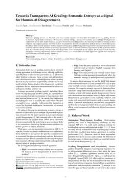 Towards Transparent AI Grading: Semantic Entropy as a Signal for Human-AI Disagreement