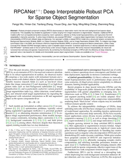 RPCANet++: Deep Interpretable Robust PCA for Sparse Object Segmentation