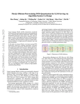 FlexQ: Efficient Post-training INT6 Quantization for LLM Serving via Algorithm-System Co-Design