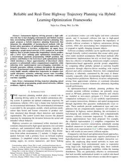 Reliable and Real-Time Highway Trajectory Planning via Hybrid Learning-Optimization Frameworks