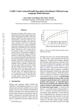 CARD: A Cache-Assisted Parallel Speculative Decoding Framework via Query-and-Correct Paradigm for Accelerating LLM Inference
