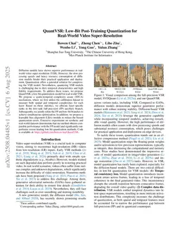 QuantVSR: Low-Bit Post-Training Quantization for Real-World Video Super-Resolution