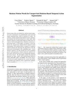 Skeleton Motion Words for Unsupervised Skeleton-Based Temporal Action Segmentation