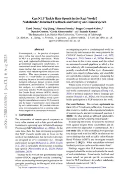 Can NLP Tackle Hate Speech in the Real World? Stakeholder-Informed Feedback and Survey on Counterspeech
