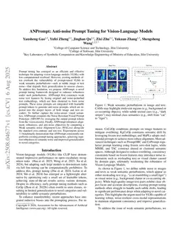 Robust Prompt Tuning for Vision-Language Models with Mild Semantic Noise