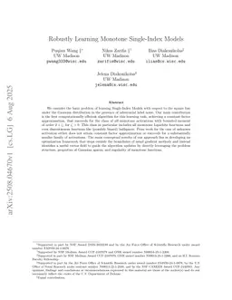 Robustly Learning Monotone Single-Index Models