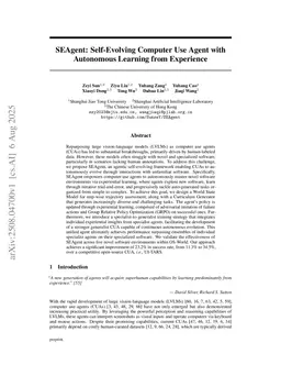 SEAgent: Self-Evolving Computer Use Agent with Autonomous Learning from Experience