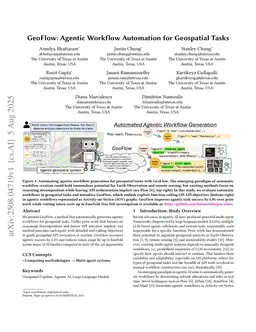 GeoFlow: Agentic Workflow Automation for Geospatial Tasks