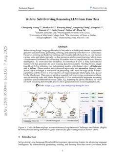 R-Zero: Self-Evolving Reasoning LLM from Zero Data