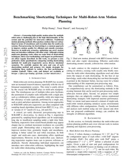 Benchmarking Shortcutting Techniques for Multi-Robot-Arm Motion Planning