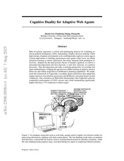 Cognitive Duality for Adaptive Web Agents