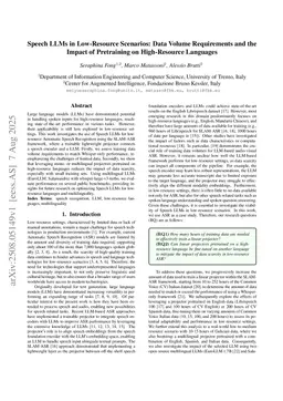 Speech LLMs in Low-Resource Scenarios: Data Volume Requirements and the Impact of Pretraining on High-Resource Languages