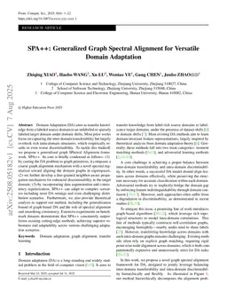 SPA++: Generalized Graph Spectral Alignment for Versatile Domain Adaptation