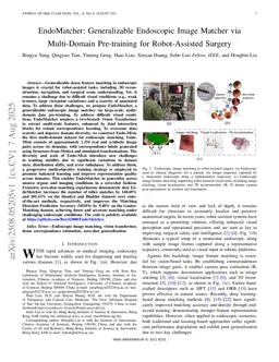 EndoMatcher: Generalizable Endoscopic Image Matcher via Multi-Domain Pre-training for Robot-Assisted Surgery