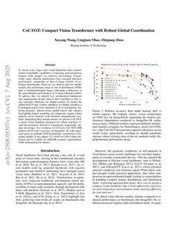 CoCAViT: Compact Vision Transformer with Robust Global Coordination