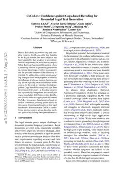 CoCoLex: Confidence-guided Copy-based Decoding for Grounded Legal Text Generation