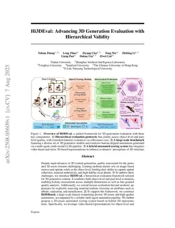 Hi3DEval: Advancing 3D Generation Evaluation with Hierarchical Validity