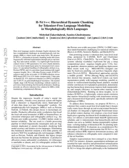 H-Net++: Hierarchical Dynamic Chunking for Tokenizer-Free Language Modelling in Morphologically-Rich Languages