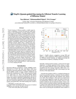 DogFit: Domain-guided Fine-tuning for Efficient Transfer Learning of Diffusion Models