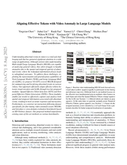 Aligning Effective Tokens with Video Anomaly in Large Language Models