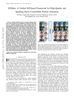 DiTalker: A Unified DiT-based Framework for High-Quality and Speaking Styles Controllable Portrait Animation