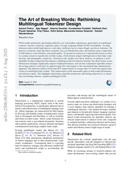 The Art of Breaking Words: Rethinking Multilingual Tokenizer Design