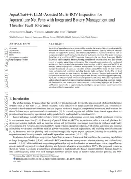 AquaChat++: LLM-Assisted Multi-ROV Inspection for Aquaculture Net Pens with Integrated Battery Management and Thruster Fault Tolerance