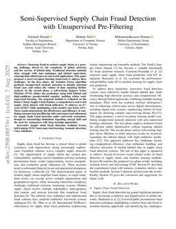 Semi-Supervised Supply Chain Fraud Detection with Unsupervised Pre-Filtering