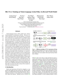 IRL-VLA: Training an Vision-Language-Action Policy via Reward World Model