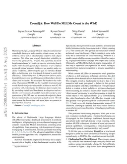 CountQA: How Well Do MLLMs Count in the Wild?