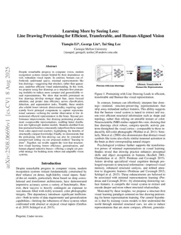 Learning More by Seeing Less: Structure First Learning for Efficient, Transferable, and Human-Aligned Vision