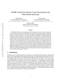 GLIDR: Graph-Like Inductive Logic Programming with Differentiable Reasoning