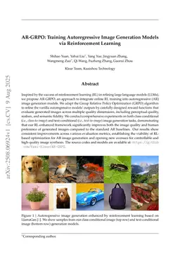 AR-GRPO: Training Autoregressive Image Generation Models via Reinforcement Learning