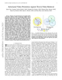 Adversarial Video Promotion Against Text-to-Video Retrieval