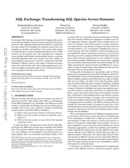 SQL-Exchange: Transforming SQL Queries Across Domains
