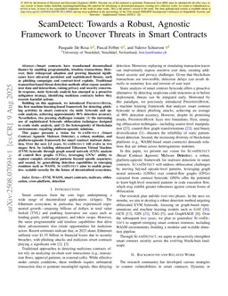 ScamDetect: Towards a Robust, Agnostic Framework to Uncover Threats in Smart Contracts