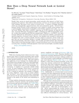 How Does a Deep Neural Network Look at Lexical Stress?